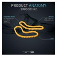 thumbnail image 4 of Genuine Replacement Part — Durable, Multi-Surface Yellow Tracks for Traction and Movement (2PK) — 9985007-R2, 4 of 4