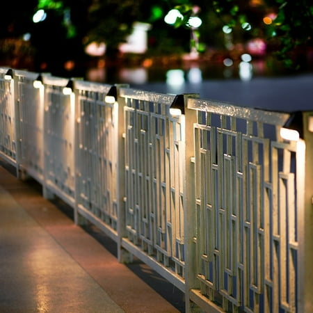 

LED Solar Garden Wall Light Outdoor Security Light Fence Wall Lights Decking