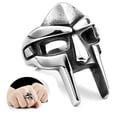 thumbnail image 2 of Men's Stainless Steel Punk Gladiator Ring Gladiator Style Ring Helmet Nordic Pagan Viking Rings, 2 of 6