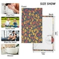 thumbnail image 6 of Yayeee 100% Cotton Hand Towels for Bathroom 16" x 28" Kitchen Towel, Yellow Floral, 6 of 7