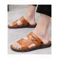 thumbnail image 1 of Men's Blackberry Sandals Synthetic Leather Water-Repellent Slip-On EU-43 Summer, 1 of 6