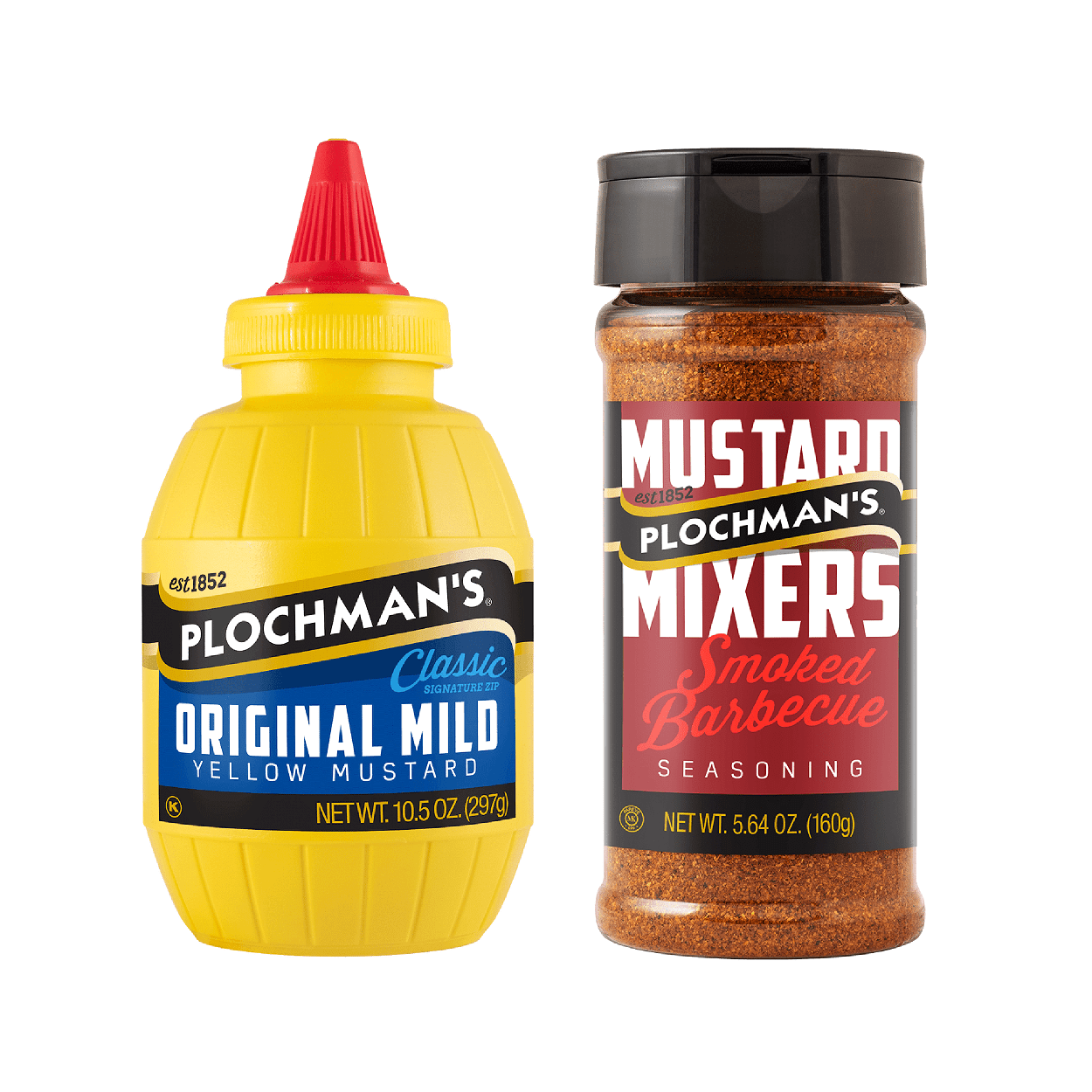 Plochman's Mustard and Mixer Bundle, Original Mild Mustard, 10.5 Ounce