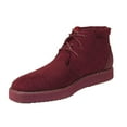 thumbnail image 4 of Mens Tayno Modern Chukka Boot Micro Suede Soft Comfortable Cushion Troupe Wine, 4 of 11