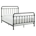 Weston Home Nottingham Metal Queen Bed, Antique Black