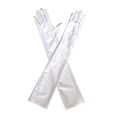 thumbnail image 1 of Guantes largos de protección solar para mujer, spandex, 52 x 10 cm, elásticos y finos, para conducir, hacer deporte y actividades al aire libre, con protección UV, 1 of 5