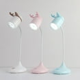 thumbnail image 3 of CNKOO Cute Antler Shape Stable Adjustable Desktop Student Reading LED Lamp Night Light, 3 of 8