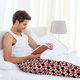 thumbnail image 5 of Balery Playing Cards Pantalones de pijama para hombre, pijama ultraligero, pantalón de descanso-Small, 5 of 6