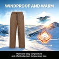 thumbnail image 3 of Aofany Women's Quilted Insulated Ski Pants Fleece Lined Winter Trousers with Pockets Thermal Loose Fit Bottoms for Outdoor Sports, 3 of 7