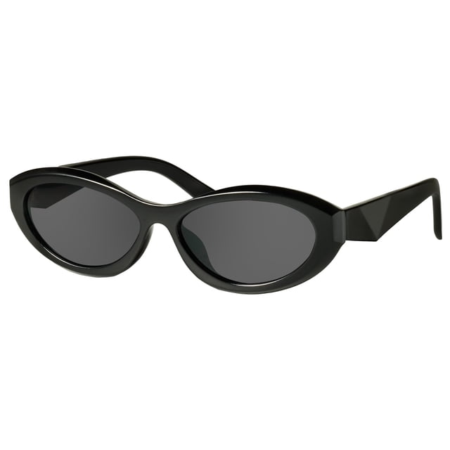 Gafas de sol mosanana Oval Cat Eye para mujer negras MS52372