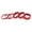 Red, variant on Bike Front Fork Headsets Spacers Headsets Washer Replacement Aluminum Alloy Headsets Spacers Bicycles Front Stem Fork