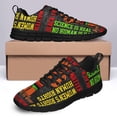 thumbnail image 4 of Black Lives Matter Kindness Is Everything Running Shoes Sneakers Mesh Black Size 8, 4 of 5