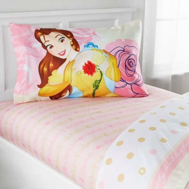 Disney Beauty and The Beast Cartoon Bedding Set for Adult Children