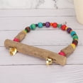 thumbnail image 4 of Wood   Swing, Colorful Wonderful Practical Pet   Swing Toy With Hook For Pets, 4 of 8