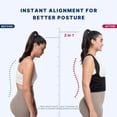 thumbnail image 2 of Corrector de postura con faja para espalda Fit Geno XL ajustable, 2 of 7