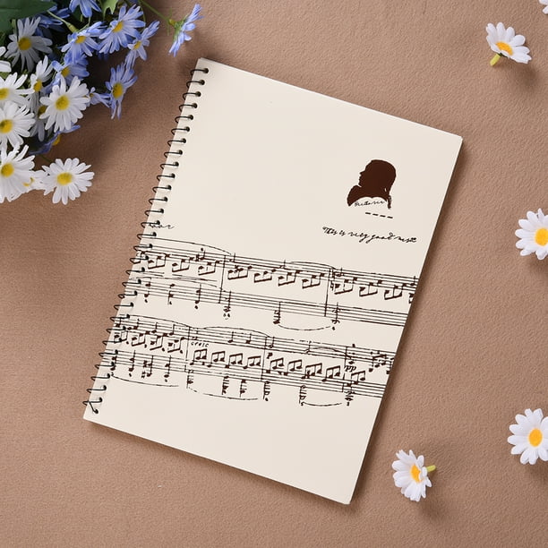 Musician Composer Manuscript Paper Book Stave Notebook Music