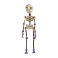 thumbnail image 2 of Halloween Skeleton Decorations 6 Inch 3D Printed Skeleton Action Figure Refrigerator Copper Tone for Home Kitchen Spooky Season Decor 1 Pack, 2 of 8