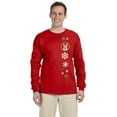 thumbnail image 1 of Carolines Treasures SC9744-LS-RED-S Cardigan Corgi Red Snowflakes Holiday Long Sleeve Red Unisex Tshirt - Adult Small, 1 of 3