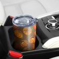 thumbnail image 5 of 20oz Tumblers Fall Pumpkin Stainless Steel Vacuum Insulated Double Wall Travel Tumbler Cups Mug with Lid and Straw,Cleaning Brush for Cold & Hot Drinks, 5 of 7