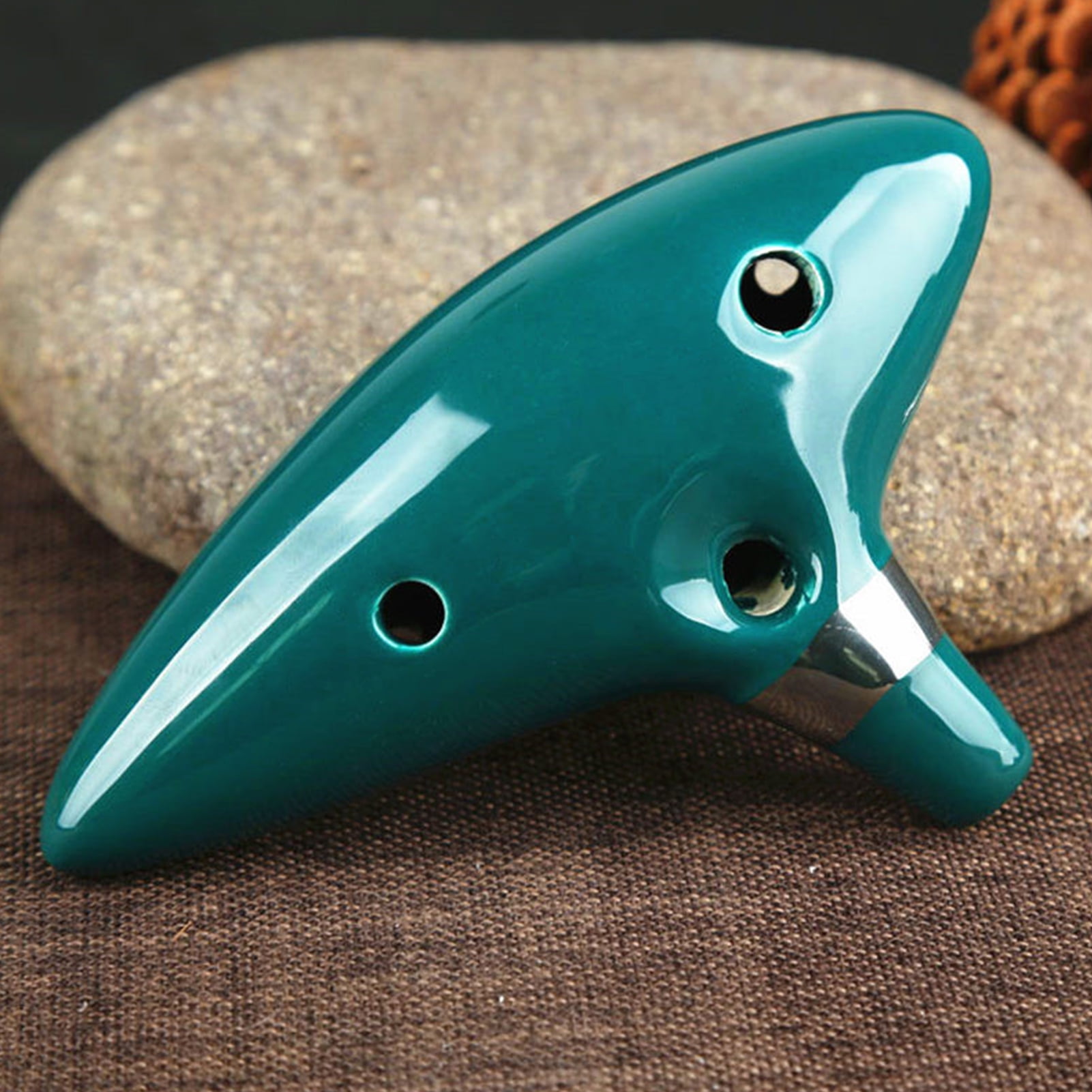 Buy 12 Holes Alto C Zelda Ocarina Ceramic Vessel Flute Wind Musical