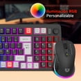 thumbnail image 3 of Kit Teclado y Mouse Gamer BALAM RUSH SQUAD CONQUEST PRO KG525 Inalambrico USB 2.4 GHz + BT 5.0 Tamaño 85% 7200dpi RGB, 3 of 5