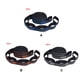 thumbnail image 5 of Yuarrent De correas para hamaca, correas colgantes para exteriores, 5 uds. De anillos ajustables, cinturones portátiles para hamaca de árbol para carpas Blanco Yuarrent OD001594-03, 5 of 6