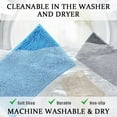 thumbnail image 3 of MesaSe Chenille Bathroom Carpet Coarse Wool Shower Mat Machine Wash Soft Microfiber For Bathroom  Kitchen  Bedroom, 3 of 5
