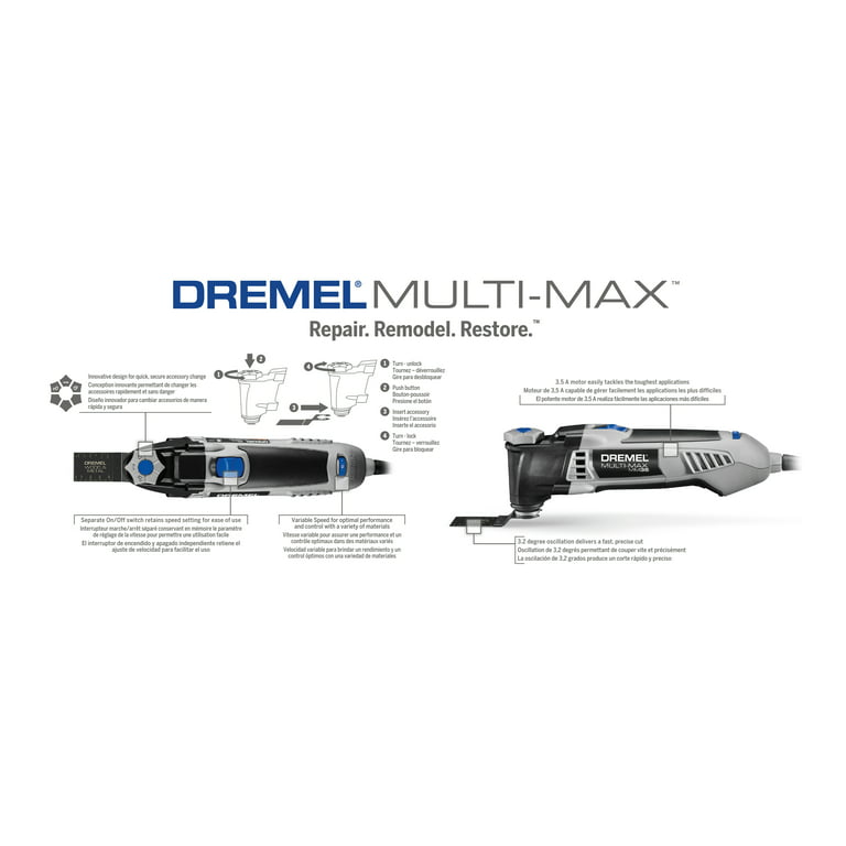 Multimax mm35-01 420w combo 12 accesorios dremel