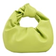 thumbnail image 1 of Bolso Hobo elegante para mujer bolso de mano fruncido de cuero PU de Color sólido para viajes al aire libre, 1 of 9