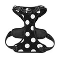thumbnail image 5 of Gaeub Black and White Polka Dot Gaeub Black and White Polka Dot No Pull Dog Harness, Secure and Adjustable Pet Vest for Outdoor Activities - Small, 5 of 9