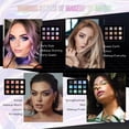 thumbnail image 3 of Kit de maquillaje Color Nymph Naiad con 54 sombras de ojos y 4 brillos de labios, 3 of 8
