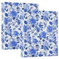 thumbnail image 2 of Three Ring Binder Blue Roses and Floral 1.5 Inch Round Binder D-Rings for Office Supplies and More, 2 of 10
