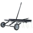 thumbnail image 4 of 40-Inch Sweeper Dethatcher, Landscape Tractor Rake, Tine Tow Dethatcher Pull Behind Mower, Riding Mower Attachments for Outdoor Yard Tools Lawn Care, 4 of 9