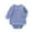 Blue, variant on RUTAYY Boys Girls Jumpsuit Long Sleeved Jacquard Coat Summer Thin Baby Triangular Coat Pure Crawling Suit Holiday Vacation Beach, Purple, 4-8 Months