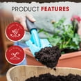 thumbnail image 2 of Michigan Peat Garden Magic Organic Planting Potting Soil, 40 Pound Bag (4 Pack), 2 of 6
