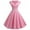 Pink, variant on Idoravan Summer Dresses for Women Clearance Fashion Women Zipper V-Neck Solid Color Full Short-Sleeved Sexy Dress