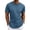 A Blue, variant on Men's Heavy Weight Crew Neck True Classic Tees Men Men's Summer Casual Short Sleeved Solid Color Thin Breathable Fashion Shirt Blue L