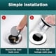 thumbnail image 5 of Sink Drain Stopper Floor Drain Filter Wash Sink Basin Pop-up Core A, 5 of 5