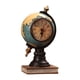 thumbnail image 3 of Reloj de escritorio con forma de globo terráqueo, reloj de mesa, adorno decorativo de arte coleccionable Azul, 3 of 9
