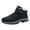 Black, variant on Womens Mens Winter Snow Boots Warm Fur Lined Non-Slip Comfortable Outdoor Walking Hiking Ankle Booties