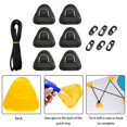 thumbnail image 3 of Almencla 1Set PVC D with 2.5M Elastic Rope D Deck Rigging D Pad for Black, 3 of 8
