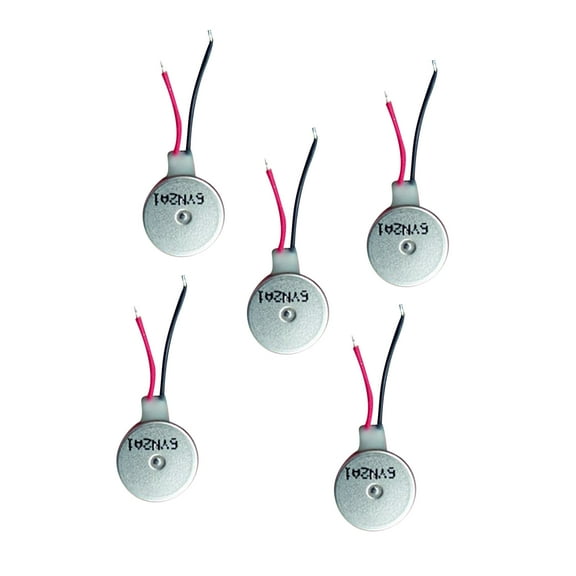 5-Pack DC 3V Brushless Vibration Motors Thin Profile, Easy Integration for Wearable Devices and Electronic Toys