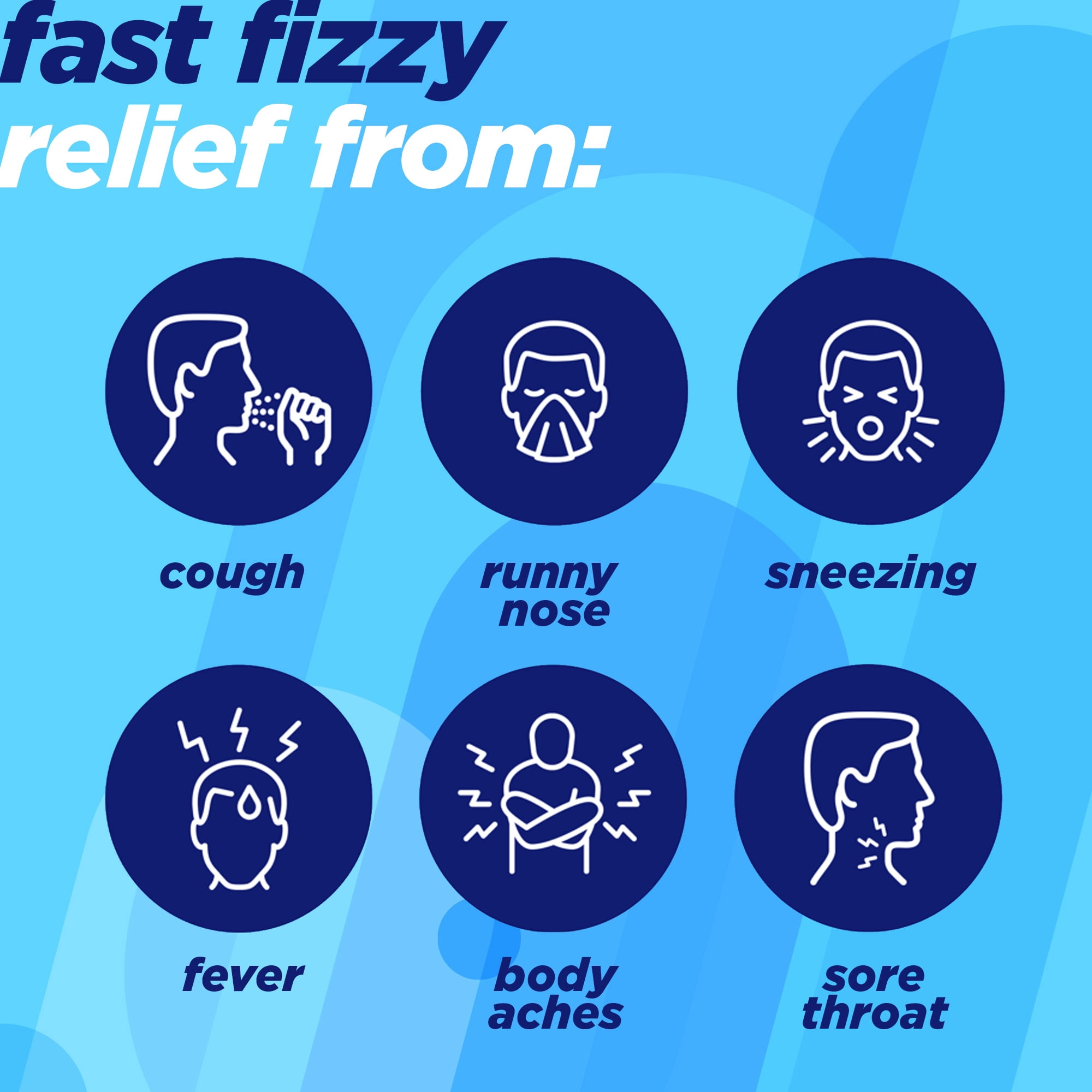 Alka-Seltzer Cold, Cold & Flu Sev Fast Chewable Tabs, No Water Needed, Orange, 16 Count