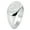 Silver, variant on Sterling Silver Love Arrow Heart Engraved Oval Flat Top Polished Ring