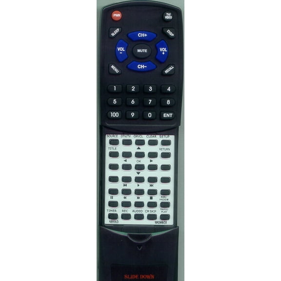 Replacement Remote for FUNAI NB553UD, RTNB553UD, NB553