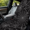 thumbnail image 4 of XYZCANDO Car Seat Cover Non-Slip Car Seat Towel Protector for Travel Running, Car Seat Cover Towel Soft, Spider Web Design, 4 of 11