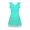 Turquoise, variant on DPOIS Girls Kids Ruffled Sleeve Ballet Dance Tutu Dress Leotard Skirt