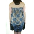 thumbnail image 2 of Custo Barcelona Women's Diamond Blue Leopard Dress 3 Multi-Color, 2 of 3