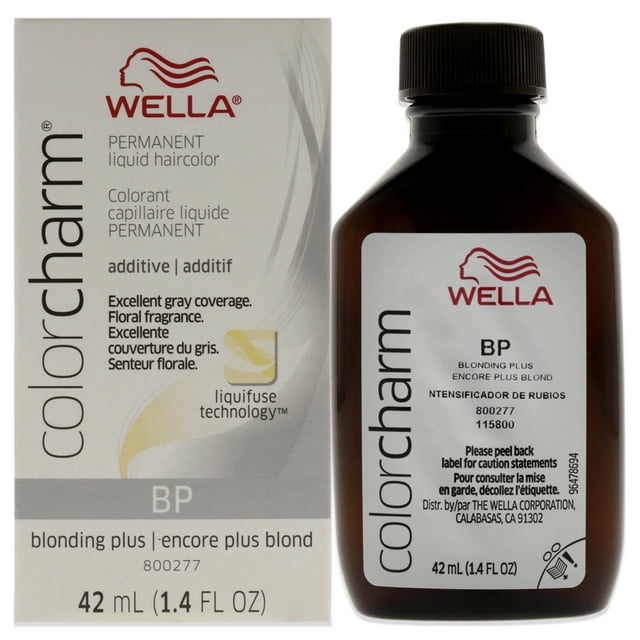 Tinte líquido permanente Wella Color Charm BP Blonding Plus 1,42 oz