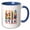 Blue/White, variant on 3drose, Utah State. Usa. Local Aspects. Radiant Gift, Charm Souvenir for All, 15oz Two-tone Blue Mug