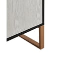 thumbnail image 6 of Newboti Furniture Four-Door Storage Cabinet, 42" Buffet Cabinet with Metal Base Handles, Sideboard Coffee Bar Cabinet with 4 Doors for Kitchen, Dining Room, Living Room 72474, 6 of 7